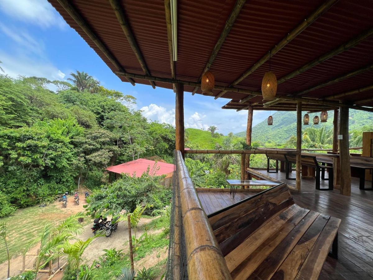 The Valley Tayrona Hostel- A Unique Social Jungle Hostel El Zaino Luaran gambar